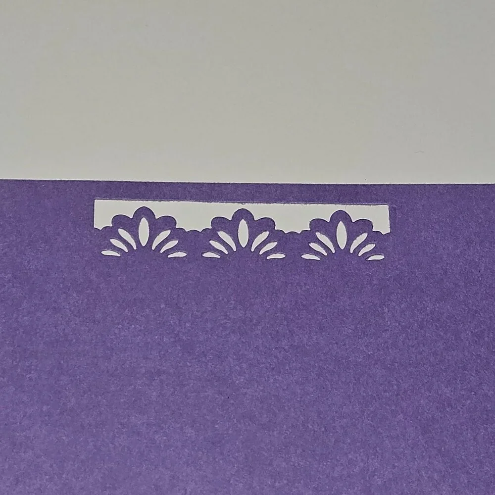 Fiskars Blue Sunburst Paper Punch Border Edge Tested